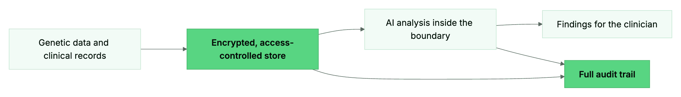 How health data moves through GeneAI safely
