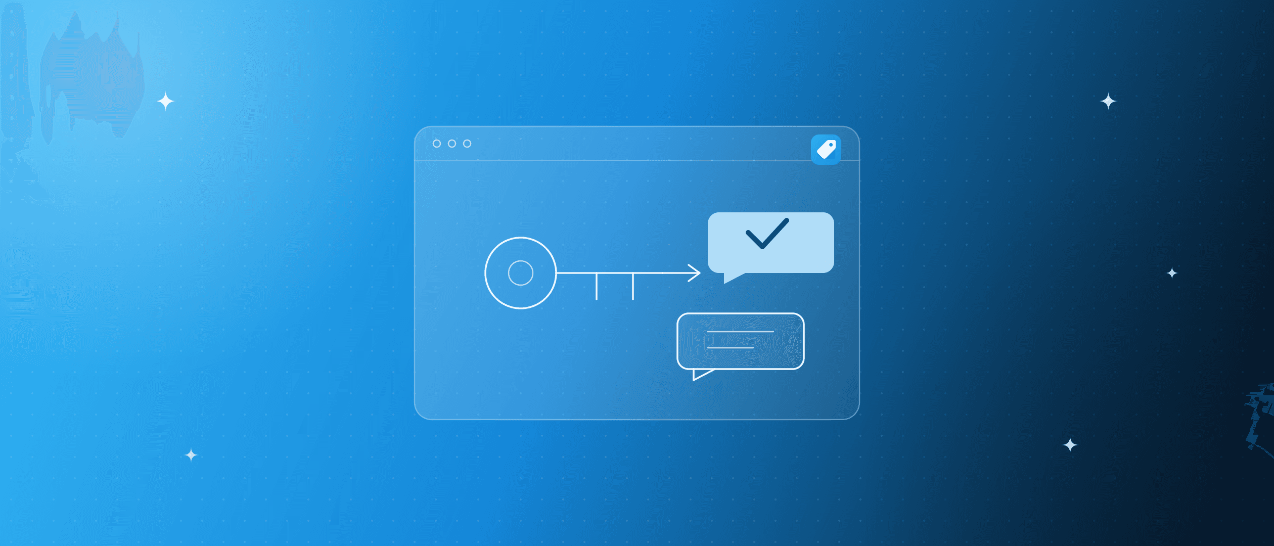 A token key unlocking a delivered WhatsApp message